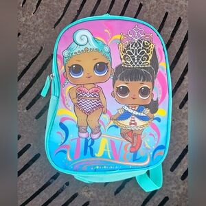 L.O.L. Surprise! Pink and Blue Dolls Travel Backpack Bookbag